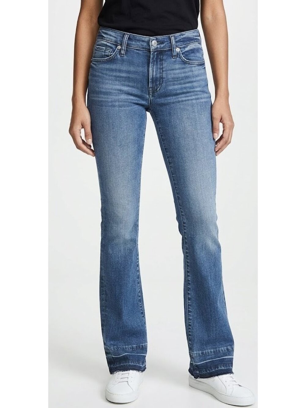 NWT 7 For All Mankind Original Bootcut in Alfred Release Hem Stretch Jeans 29